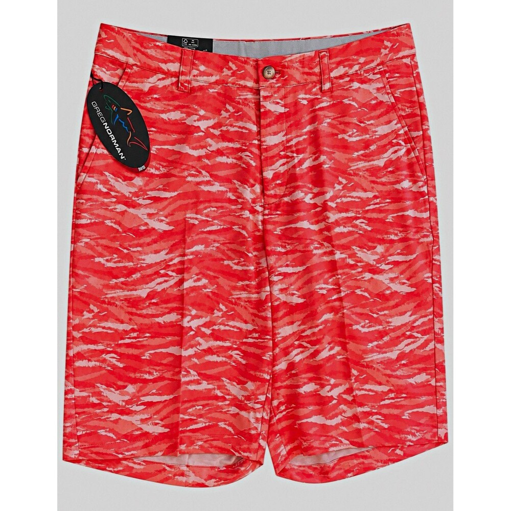 NWT Greg Norman ML75 MicroLux Men’s Multicolor Camo Shorts Stretch Zip